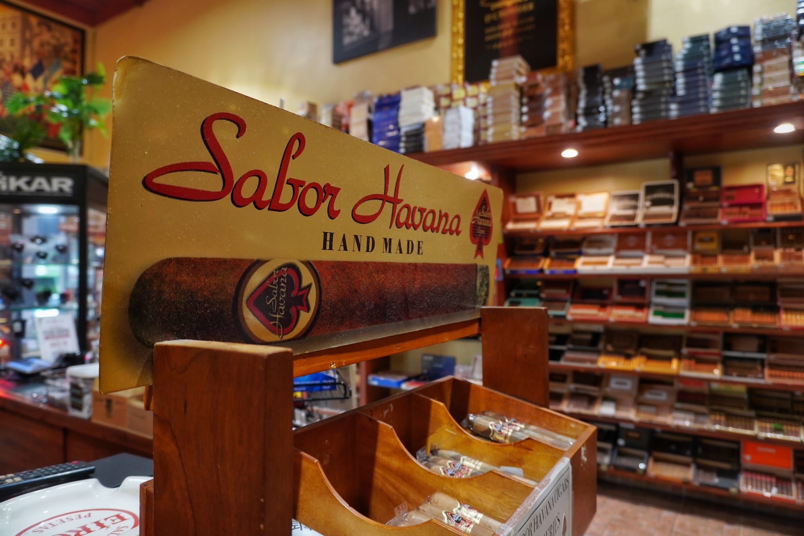 Sabor Havana house-brand handmade cigars in the Doral humidor