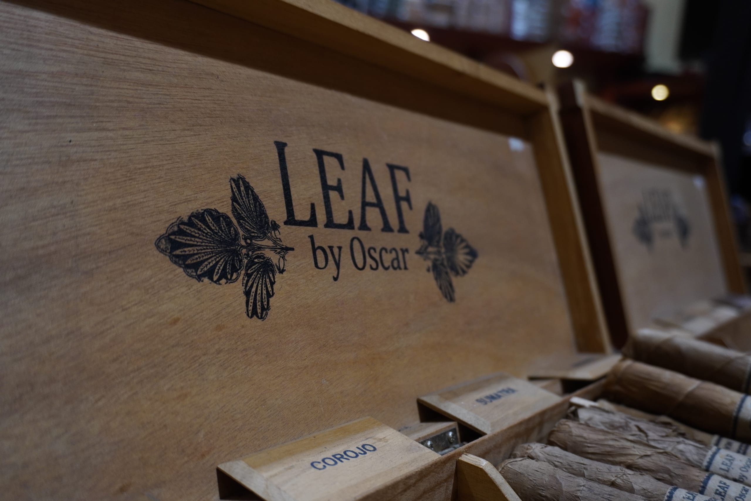 Leaf by Oscar cigars at Sabor Havana in Doral, Miami