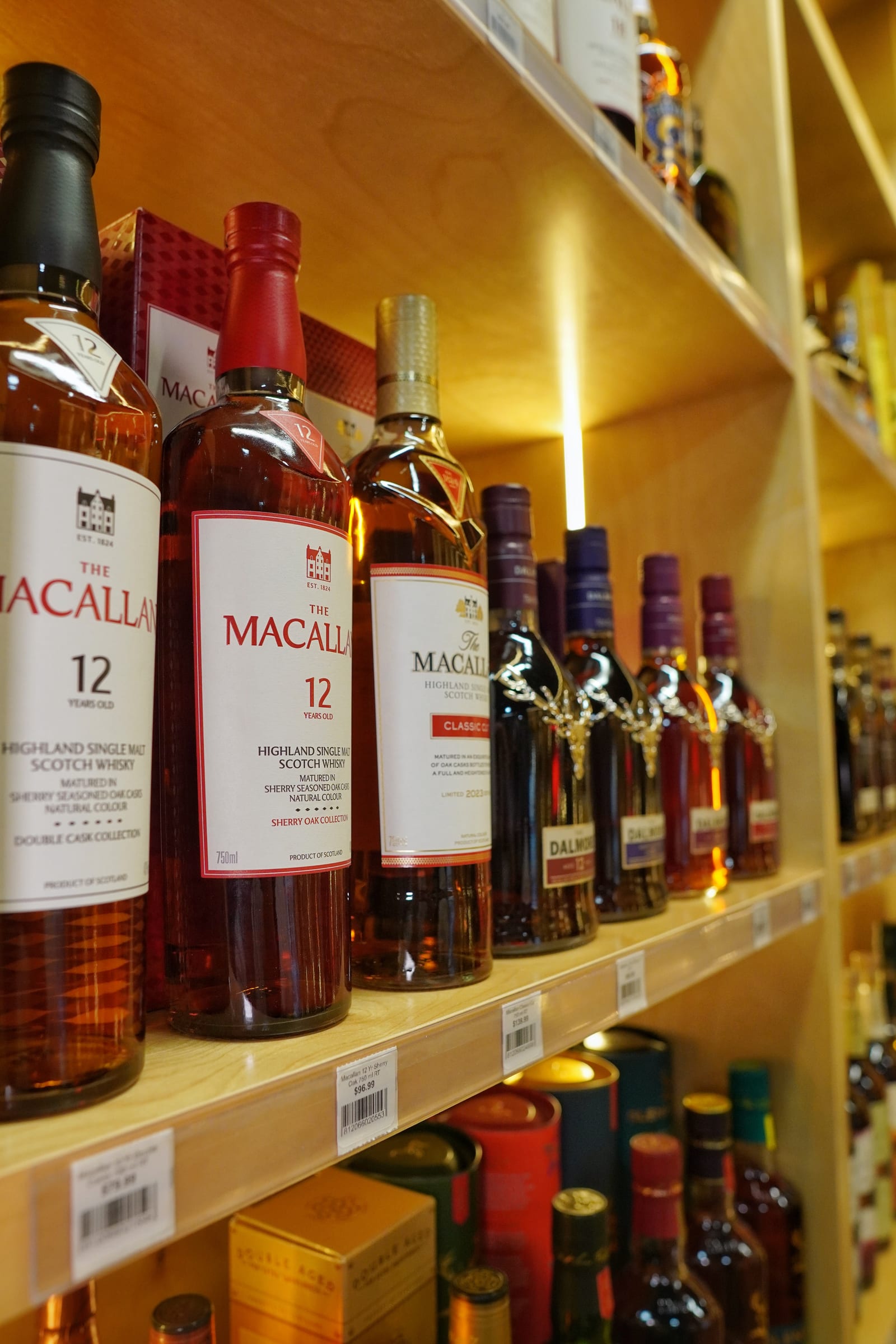Macallan single malt scotch at Sabor Havana Liquor Express in Doral