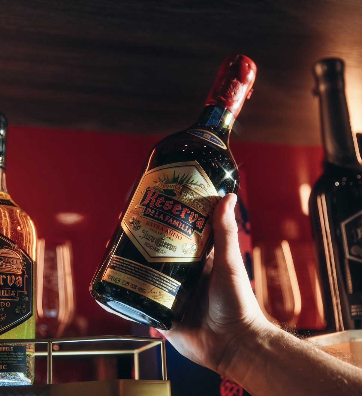 Premium tequila at the Sabor Havana cocktail bar in Doral